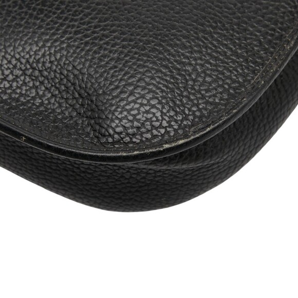 CHRISTIAN DIOR Black Leather Shoulder Bag - Picture 6 of 14
